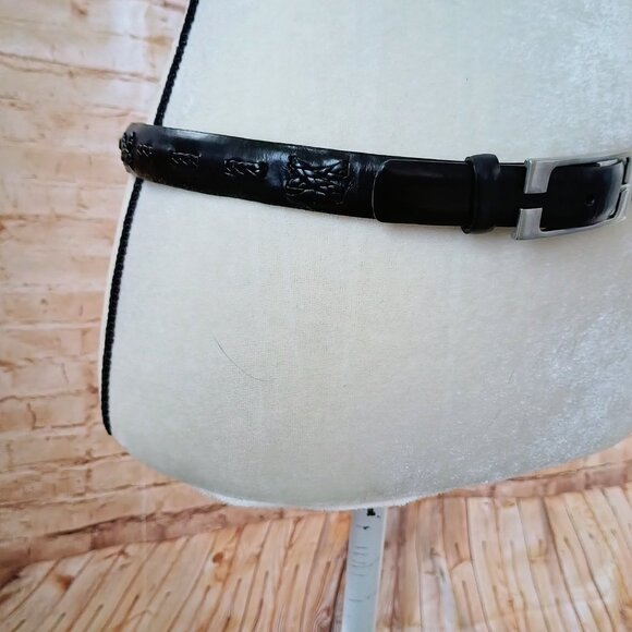 Tommy Bahama Set of Two Tan/Black Belts Size L - Picture 4 of 7